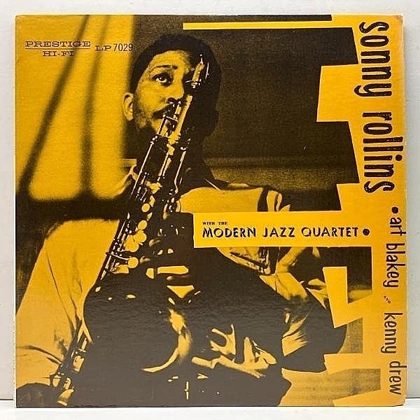 レコードメイン画像：美品【初期BC無し・厚紙仕様】SONNY ROLLINS With Modern Jazz Quartet (Prestige 7029) OJCプレス w/ MJQ, KENNY DREW, MILES DAVIS ほか
