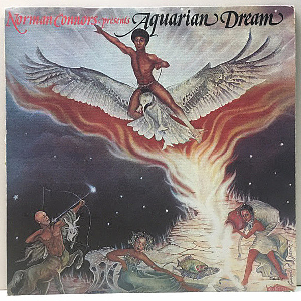 レコードメイン画像：Cut無し!良好! ざら紙 USオリジナル NORMAN CONNORS Presents AQUARIAN DREAM ('76 Buddah) Phoenix ほか アクエリアン・ドリーム 飛べ！