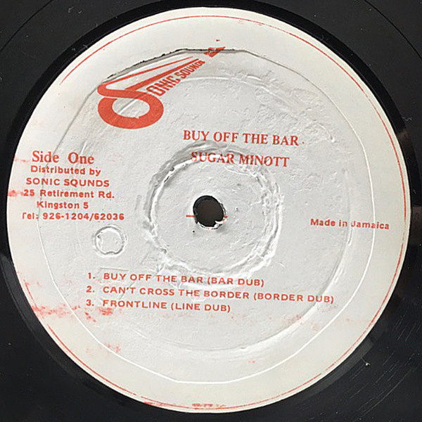 SUGAR MINOTT / Buy Off The Bar (LP) / Sonic Sounds | WAXPEND