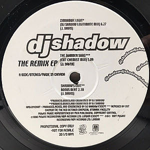 レコード画像：DJ SHADOW / The Remix EP