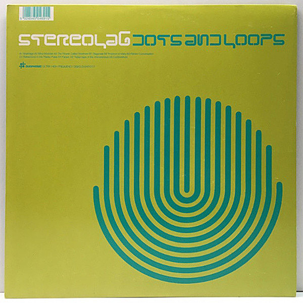 レコードメイン画像：【2LP 限定カラー 白＆緑】'97年 UKオリジナル 美品 STEREOLAB Dots And Loops (Duophonic) Ltd. White & Green Wax ステレオラブ