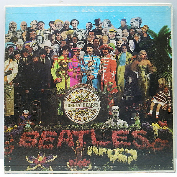 レコードメイン画像：MONO 初回 虹ラベル USオリジナル THE BEATLES Sgt. Pepper's Lonely Hearts Club Band ('67 Capitol) 米 モノラル LP プレイ良好！