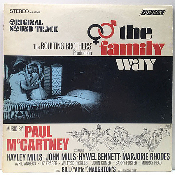 レコードメイン画像：良好!! DIFFジャケ USオリジナル PAUL McCARTNEY Family Way ('67 London) ポール・マッカートニーのソロ・デビュー作品 O.S.T. サントラ