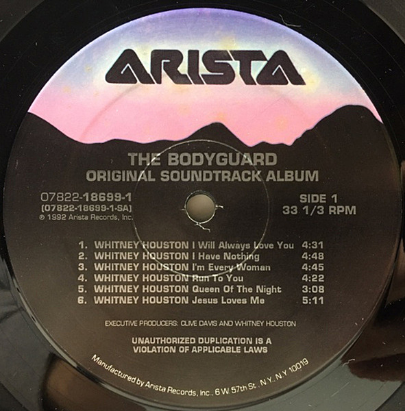 VARIOUS / WHITNEY HOUSTON / AARON NEVILLE / The Bodyguard (O.S.T.