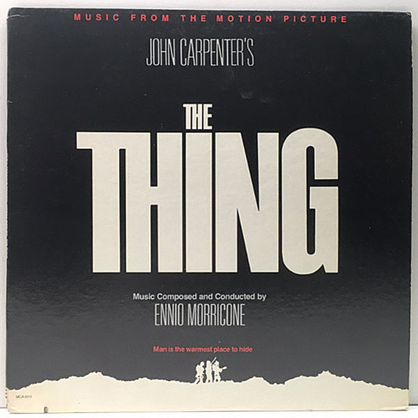 レコードメイン画像：良好!! 米オリジナル OST エンニオ・モリコーネ『遊星からの物体X』ENNIO MORRICONE The Thing (MCA) Lp '82年 US 原盤 SFホラー映画