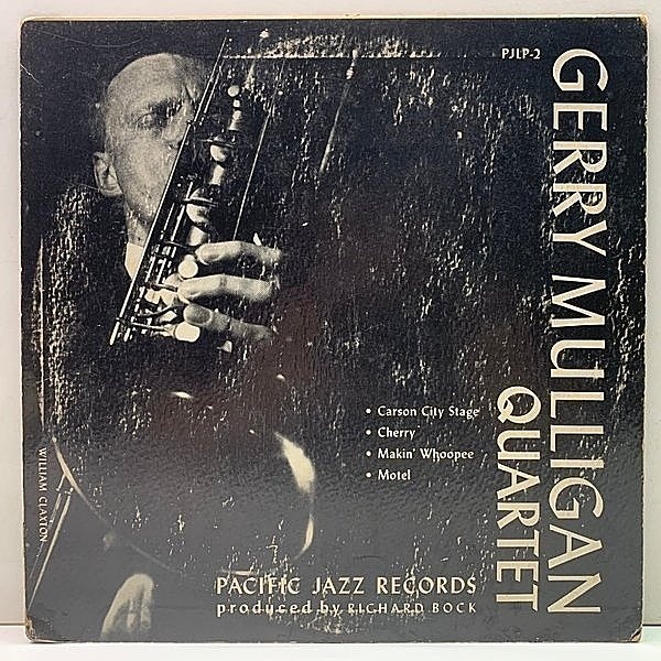 レコードメイン画像：良好!! 10'' FLAT 米オリジ LEE KONITZ Plays GERRY MULLIGAN Quartet ('53 Pacific Jazz PJ-2) w/Chet Baker, Carson Smith, Larry Bunker