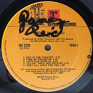 METERS / Fire On The Bayou (LP) / Reprise | WAXPEND RECORDS