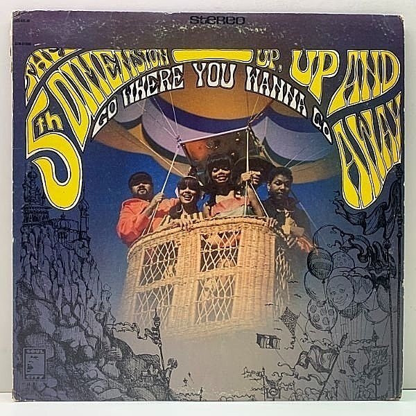 レコードメイン画像：美盤!! USオリジナル 5TH DIMENSION Up, Up And Away ('67 Soul City) フィフス・ディメンション 1st デビュー作 ソフトロック名盤 LP