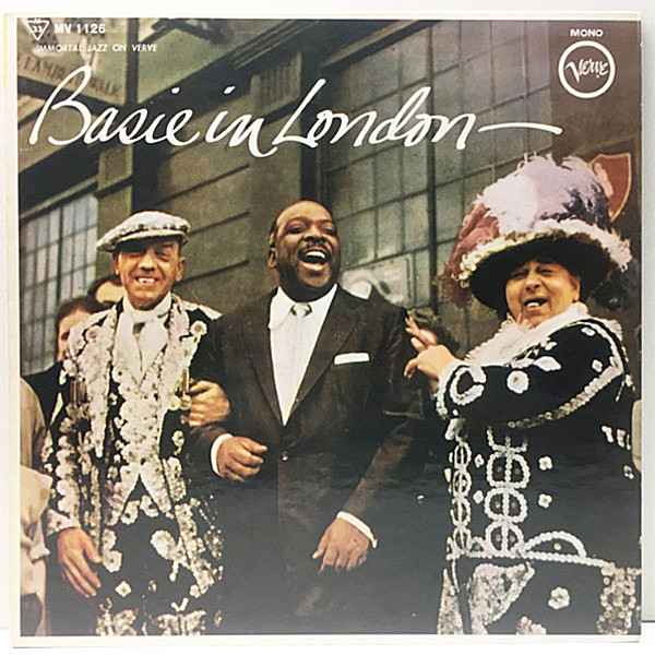 レコードメイン画像：美盤!! MONO GFゲートフォルド COUNT BASIE In London カウント・ベイシー・イン・ロンドン (Verve MV 1126) JPN 見開き モノラル Lp