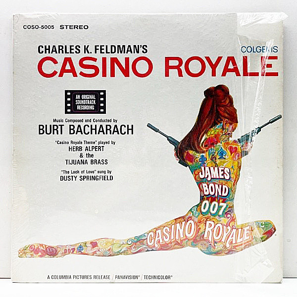 レコードメイン画像：【パーフェクト極美品】'67年 USオリジナル 007 CASINO ROYALE James Bond カジノ・ロワイヤル BURT BACHARACH, DUSTY SPRINGFIELD