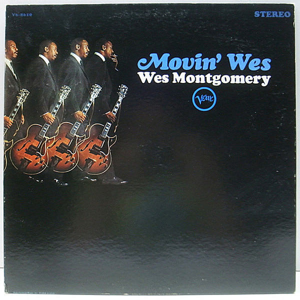 レコードメイン画像：良好品!! VANGELDER刻印 USオリジナル WES MONTGOMERY Movin' Wes ('64 Verve) ウェス・モンゴメリー 名盤 LP アレンジ JOHNNY PATE