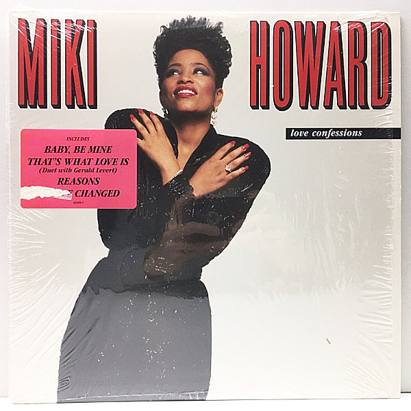 レコードメイン画像：ハイプシール残!シュリンク極美品! USオリジナル MIKI HOWARD Love Confessions 傑作スロウジャム Baby Be Mine, That's What Love Is ほか