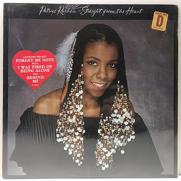 レコードメイン画像：ハイプシール残!シュリンク付き! 初版 赤ラベ US Orig. PATRICE RUSHEN Straight From The Heart パトリース・ラッシェン 陽気なレイディ