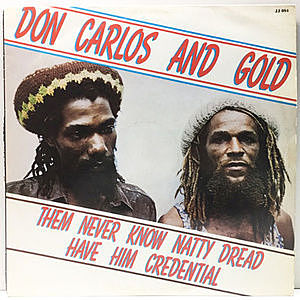 レコード画像：DON CARLOS / GOLD / Them Never Know Natty Dread Have Him Credential