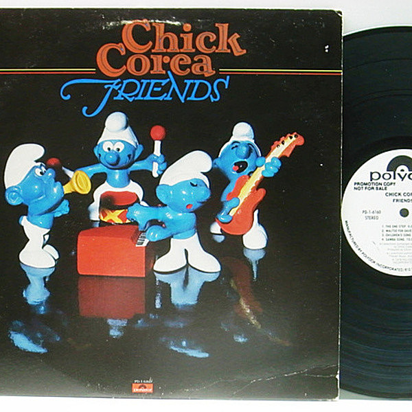 レコードメイン画像：白プロモ 美盤!! 発禁スマーフ君 USオリジナル CHICK COREA Friends ('78 Polydor) WHITE PROMO | Joe Farrell, Eddie Gomez, Steve Gadd