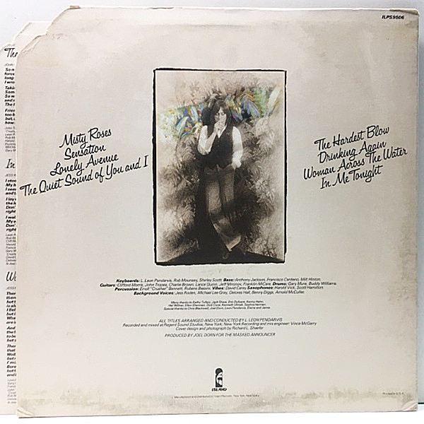 JESS RODEN / The Player Not The Game (LP) / Island | WAXPEND