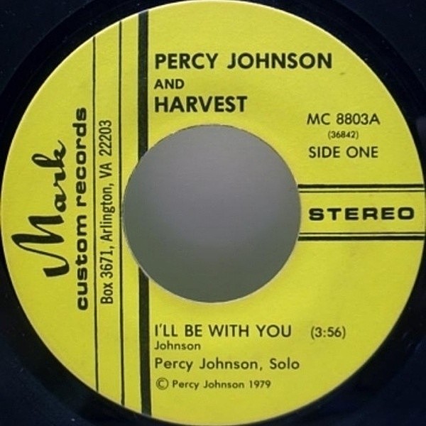 レコードメイン画像：メガレア!! SWEET & MODERN SOUL オリジナル PERCY JOHNSON & HARVEST I'll Be With You / Show His Love ('79 Mark) 7インチ 45