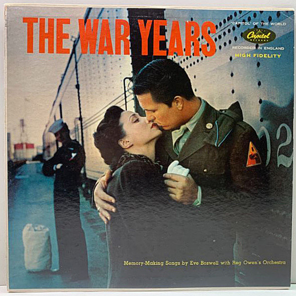 レコードメイン画像：美盤!! MONO 初版Left-Logo 虹ツヤ USオリジナル EVE BOSWELL The War Years ('58 Capitol) Sentimental Eve 別ジャケ 米モノラル 初回仕様