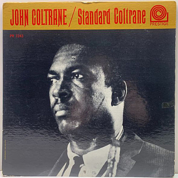 レコードメイン画像：US 完全オリジナル【黄NJ 深溝 MONO】JOHN COLTRANE Standard (Prestige 7243) Wilbur Hardinとの初共演アルバム Red Garland ほか