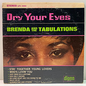 レコード画像：BRENDA & THE TABULATIONS / Dry Your Eyes