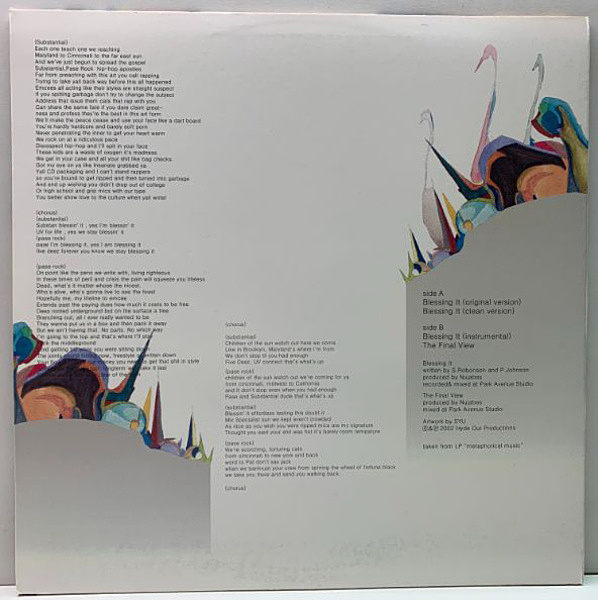 NUJABES / PASE ROCK / SUBSTANTIAL / Blessing It / The Final