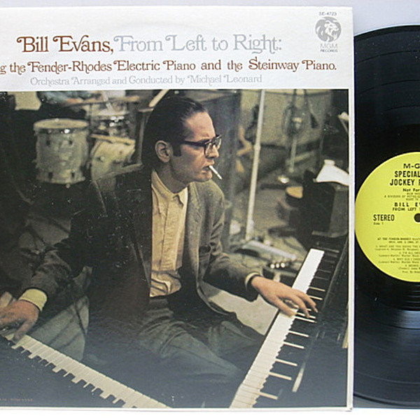 レコードメイン画像：激レア・DJプロモ!! USオリジナル BILL EVANS From Left To Right ('70 MGM) ドリーミィな異色作品 ビル・エヴァンス PROMO COPY!!