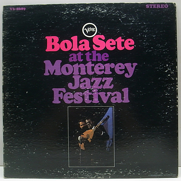 レコードメイン画像：VAN GELDER刻印 Orig. BOLA SETE At The Monterey Jazz Festival