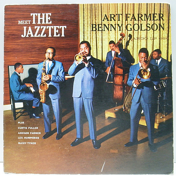 レコードメイン画像：珍しいフラット MONO 初版 Grayラベル 深溝 USオリジナル ART FARMER, BENNY GOLSON Meet The Jazztet ('60 Argo 664) ハードバップ快作