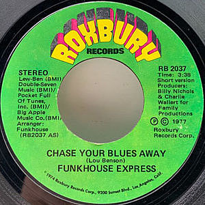 レコード画像：FUNKHOUSE EXPRESS / Chase Your Blues Away