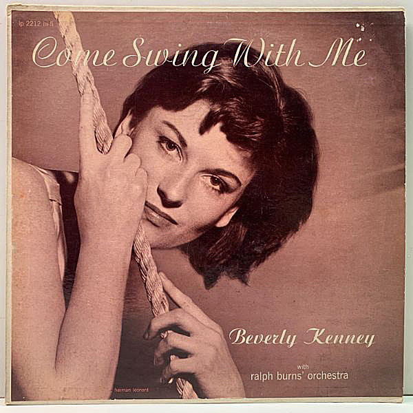 レコードメイン画像：稀少な良好盤!! MONO 米オリジナル BEVERLY KENNEY Come Swing With Me ('56 Roost) w./Ralph Burns' Orchestra 初回 モノラル Lp