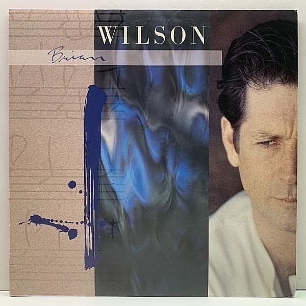 レコードメイン画像：Cut無し!美品! USオリジナル BRIAN WILSON Same ('88 Sire) 手書きDMM, 手書きMASTERDISK刻印 ブライアン・ウィルソン 初のソロアルバム