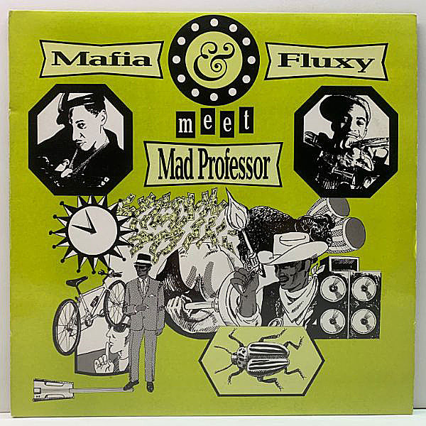 レコードメイン画像：UKオンリー '93年 珍盤!! MAFIA & FLUXY Meet MAD PROFESSOR (Ariwa) 奇想天外ニュールーツ～ハイブリッド・ダブ 傑作盤 LP