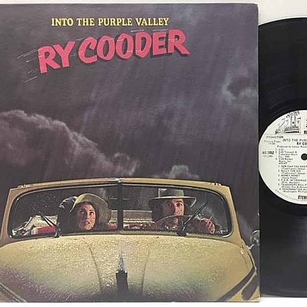 レコードメイン画像：レア・白プロモ・美盤!! USオリジナル RY COODER Into The Purple Valley ('72 Reprise) インサート・インナー完品 ライ・クーダー LP