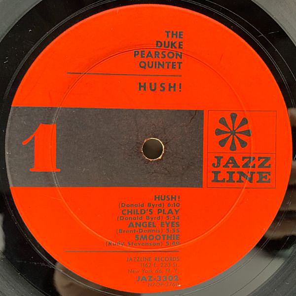 DUKE PEARSON / Hush! (LP) / Jazz Line | WAXPEND RECORDS