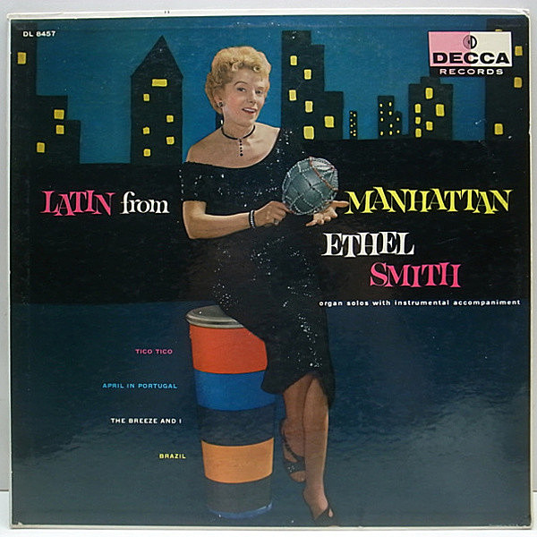 レコードメイン画像：'58 PINK プロモ DECCA Orig. ETHEL SMITH Latin From Manhattan