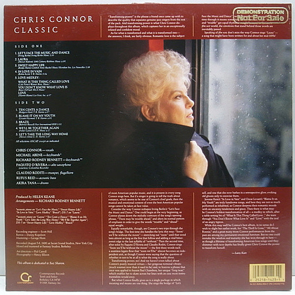 CHRIS CONNOR / Classic (LP) / Contemporary | WAXPEND RECORDS