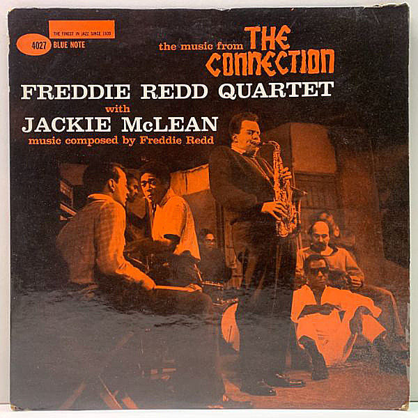 レコードメイン画像：美再生!良好! MONO 深溝 RVG刻印 FREDDIE REDD, JACKIE McLEAN The Music From The Connection (Blue Note BLP 4027) 明朝体コーティングJK