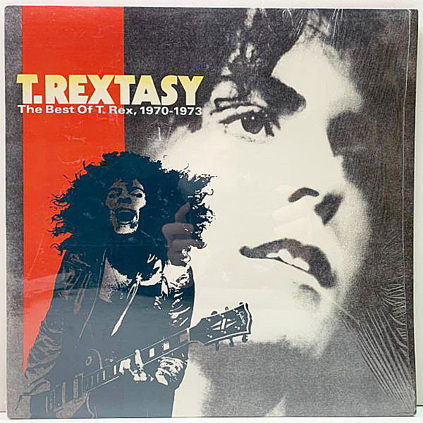 レコードメイン画像：【20th Century Boy, Get It On】シュリンク美品!! USオリジナル T. REX - T. REXTASY : The Best Of T. Rex, 1970-1973 ('85 Warner) LP