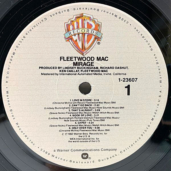 FLEETWOOD MAC / Mirage (LP) / Warner Bros. | WAXPEND RECORDS