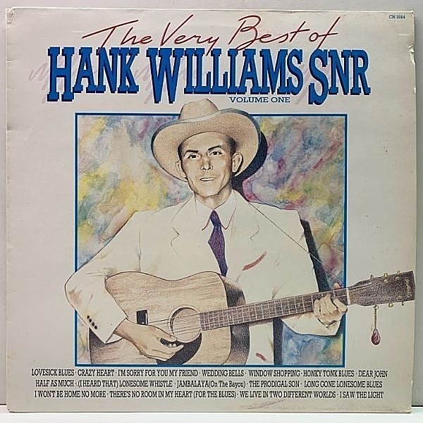 レコードメイン画像：【レジェンドの遍歴を辿る名唱を全16曲】HANK WILLIAMS The Very Best Of Hank Williams Snr Volume One ハンク・ウィリアムズ LP
