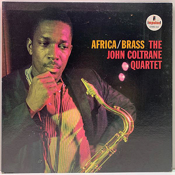 レコードメイン画像：美盤!! JOHN COLTRANE Africa / Brass (Impulse AS-6・VIM-4609) ジョン・コルトレーン／アフリカ・ブラス JPNプレス LP