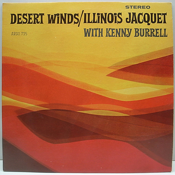 レコードメイン画像：美品 オリジナル ILLINOIS JACQUET Desert Winds KENNY BURRELL