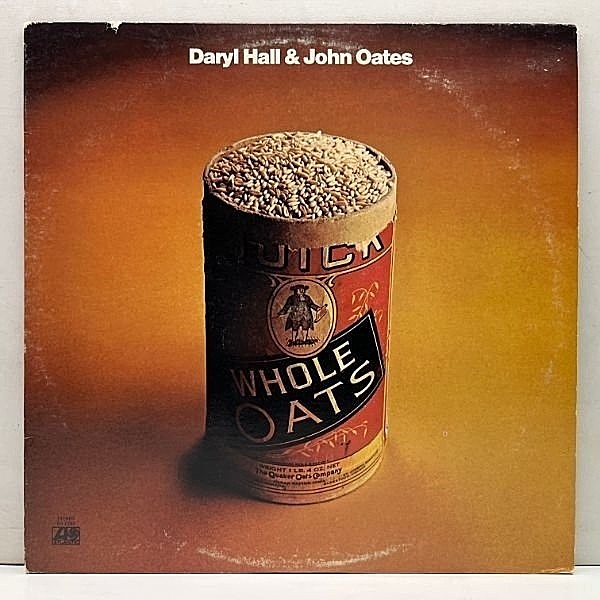 レコードメイン画像：美盤!! AT/GP刻印 US初期プレス DARYL HALL & JOHN OATES Whole Oats (Atlantic SD 7242) w./インサート '72年 デビュー作 米 LP