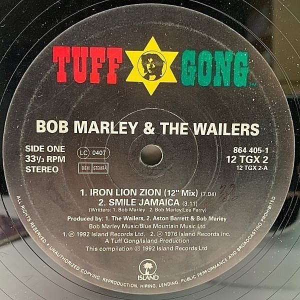 ボブ・マーリー　タフゴングリマスターシリーズ　12タイトル＋1 BOB MARLEY / Iron Lion Zion (12) / Tuff Gong | WAXPEND RECORDS