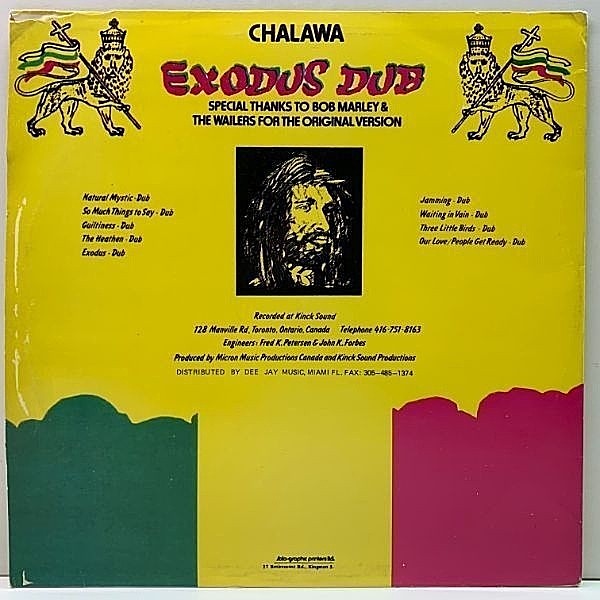 洋楽 Chalawa Exodus Dub JA org LP CHALAWA / Exodus Dub (LP) / Micron Music Limited | WAXPEND