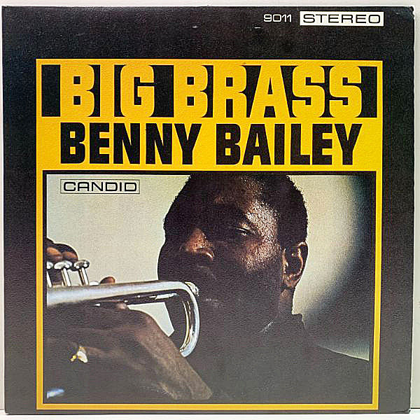 レコードメイン画像：【w./Tommy Flanagan, Phil Woods】美品 伊プレス BENNY BAILEY Big Brass (Candid) ベニー・ベイリー ITALY イタリア LP