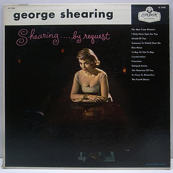 レコードメイン画像：London FLAT MONO Orig. / GEORGE SHEARING Shearing By Request