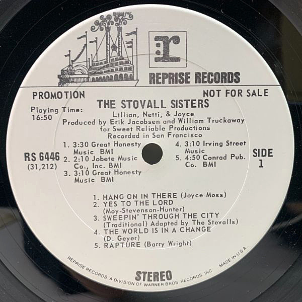 STOVALL SISTERS / Same (LP) / Repris | WAXPEND RECORDS