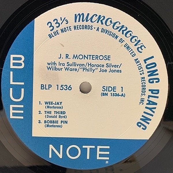 洋楽 J. R. Monterose - Blue Note 1536 jr-monterose_blp1538_divua-