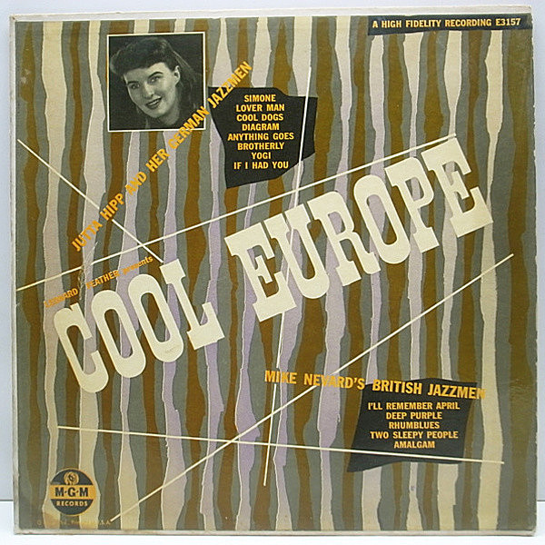 レコードメイン画像：'55絶頂期の録音 FLAT MONO Orig. JUTTA HIPP Cool Europe / MGM